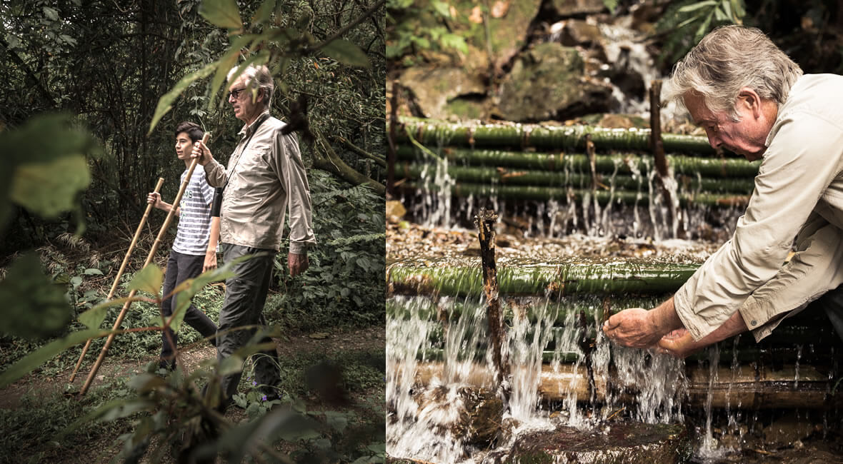 hiking hacienda la sierra hotel colombia coffee