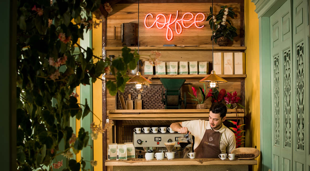 food hacienda la sierra hotel colombia coffee experience