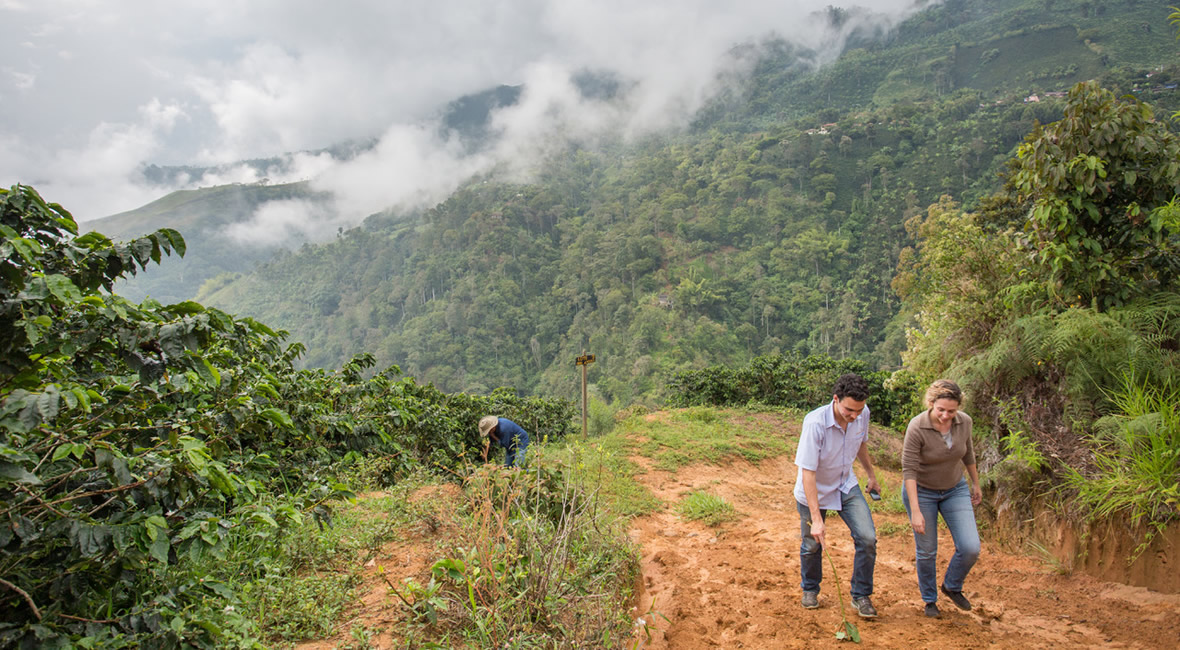 hiking hacienda la sierra hotel colombia coffee
